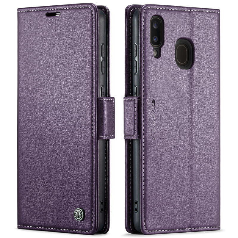 CaseMe Samsung Galaxy A40 Wallet RFID Blocking Magnetic Buckle Case - Image 12