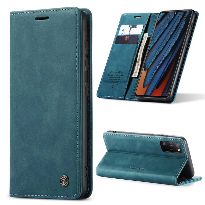 CaseMe Samsung Galaxy A41 Wallet Suede Leather Case - Image 11
