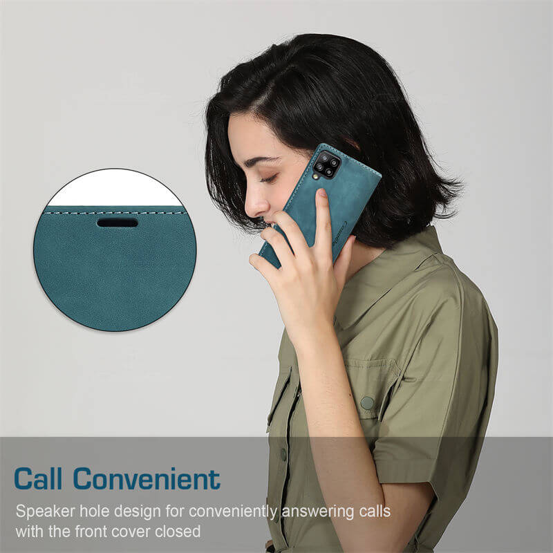 CaseMe Samsung Galaxy A42 5G Wallet Suede Leather Case - Image 8