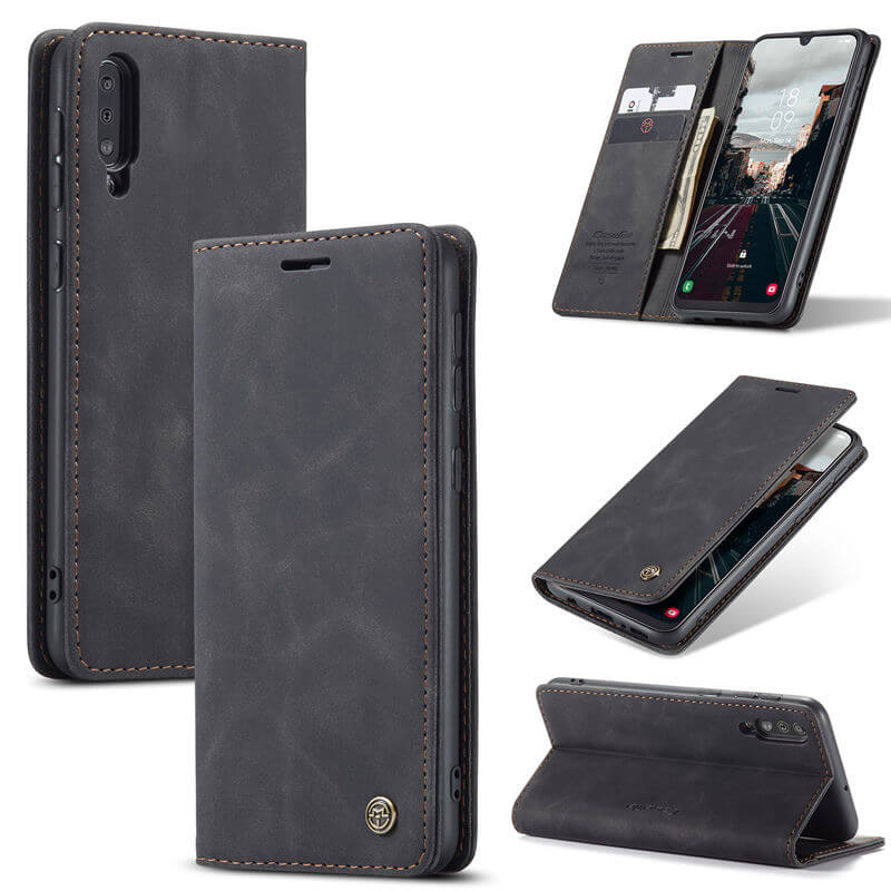 CaseMe Samsung Galaxy A50 Wallet Suede Leather Case