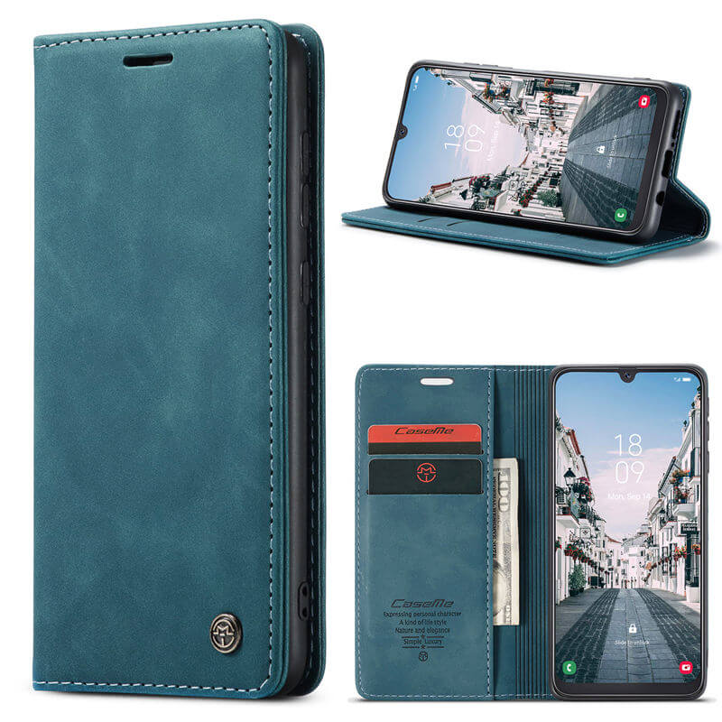 CaseMe Samsung Galaxy A50 Wallet Suede Leather Case - Image 12
