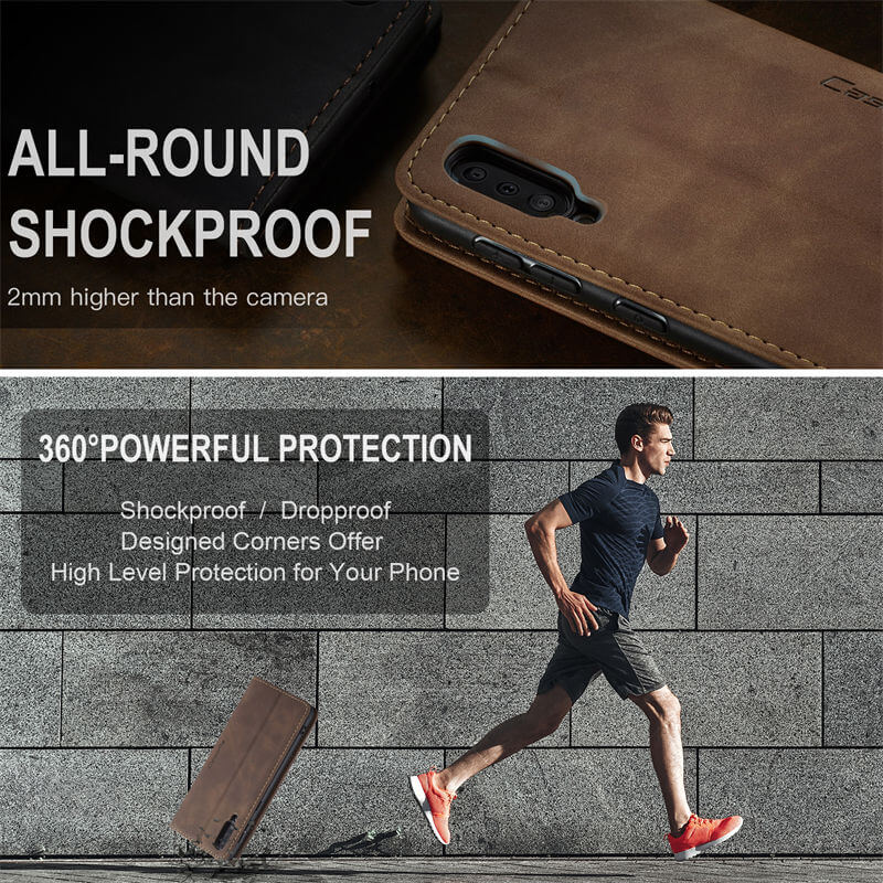 CaseMe Samsung Galaxy A50 Wallet Suede Leather Case - Image 9