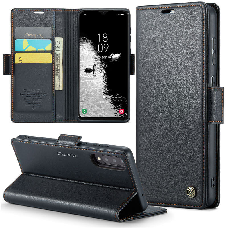 CaseMe Samsung Galaxy A50 Wallet RFID Blocking Magnetic Buckle Case - Image 13