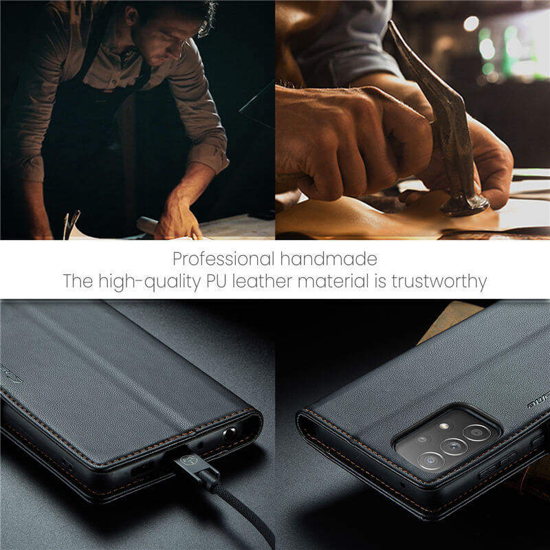 CaseMe Samsung Galaxy A52 Wallet RFID Blocking Magnetic Buckle Case - Image 10
