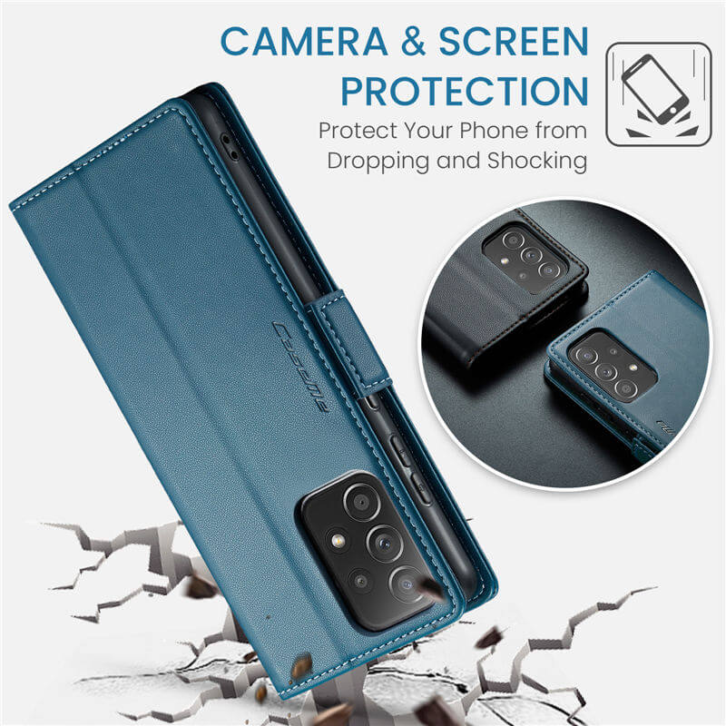 CaseMe Samsung Galaxy A52 Wallet RFID Blocking Magnetic Buckle Case - Image 11