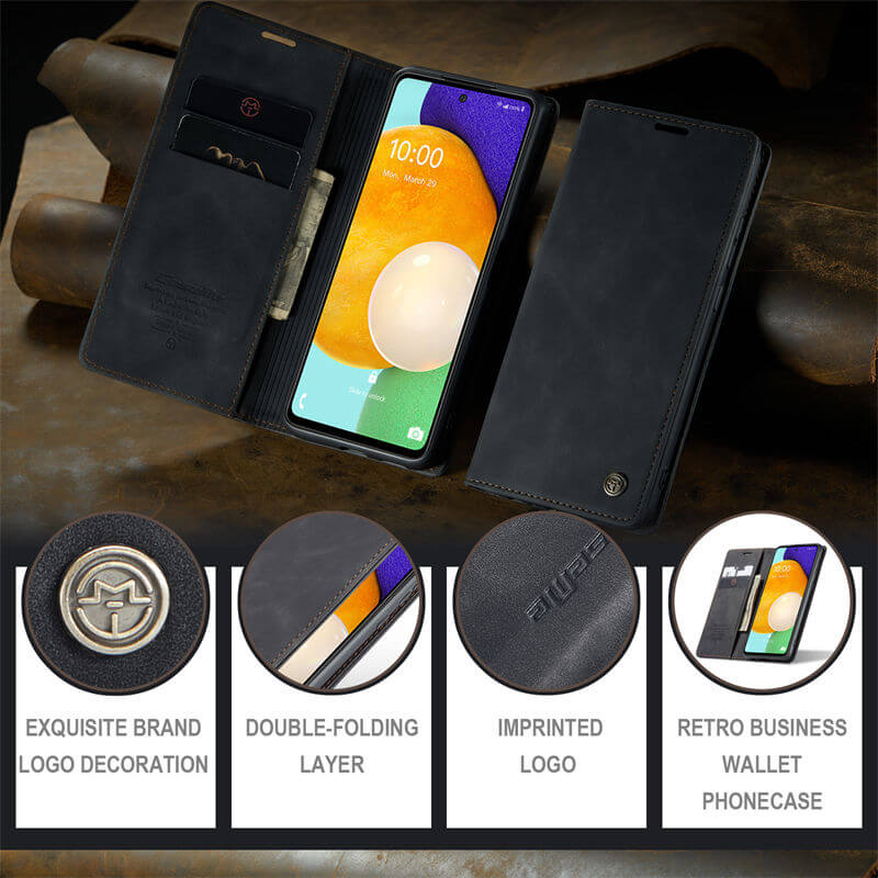 CaseMe Samsung Galaxy A53 5G Wallet Suede Leather Case - Image 9