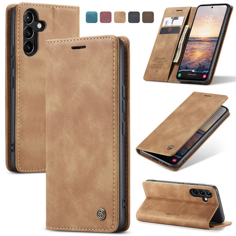 CaseMe Samsung Galaxy A54 Wallet Suede Leather Case