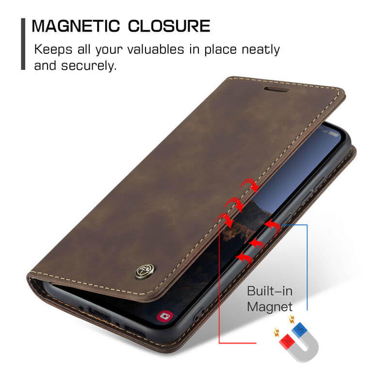 CaseMe Samsung Galaxy A54 Wallet Suede Leather Case - Image 7