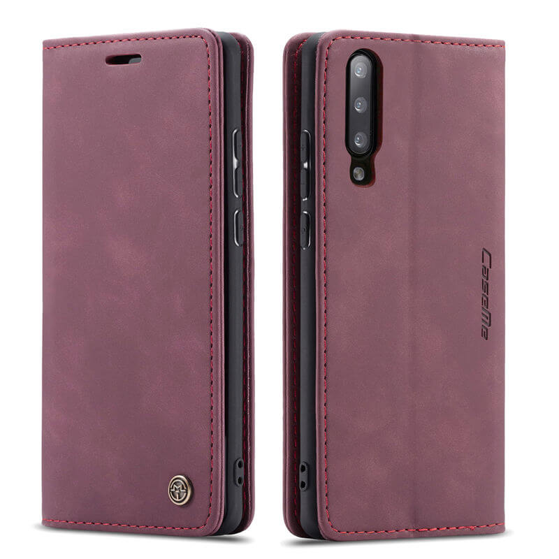 CaseMe Samsung Galaxy A70 Wallet Suede Leather Case - Image 9