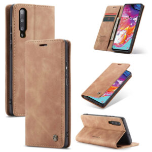 CaseMe Samsung Galaxy A70 Wallet Suede Leather Case