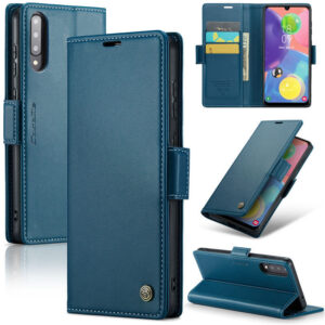 CaseMe Samsung Galaxy A70 Wallet RFID Blocking Magnetic Buckle Case