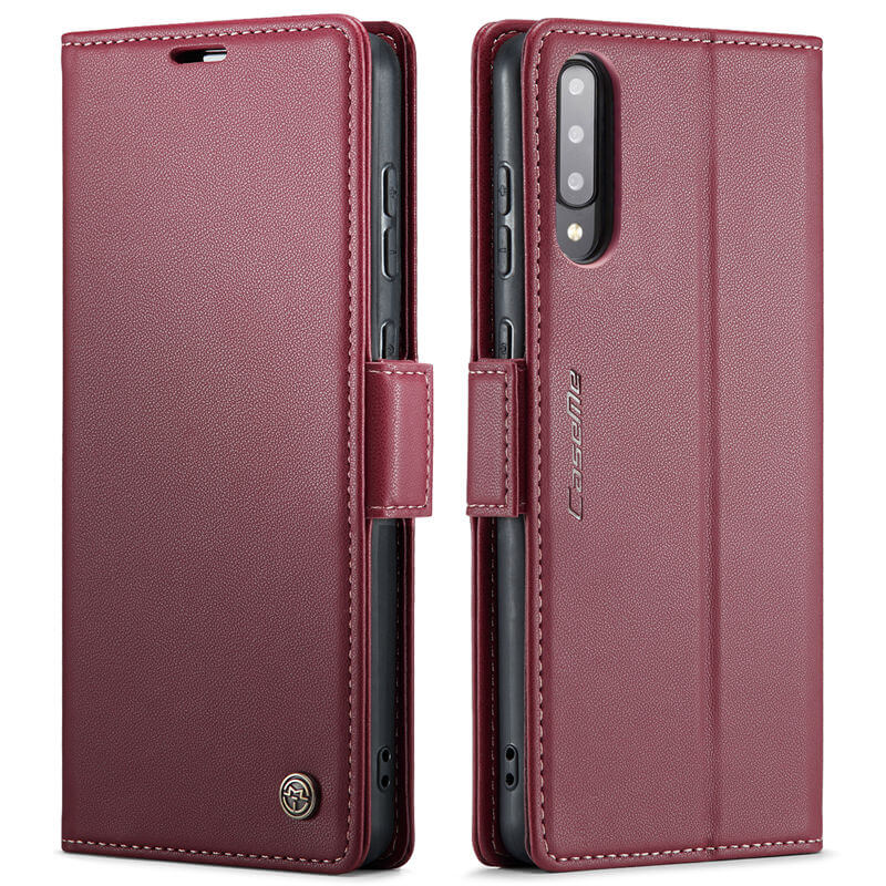 CaseMe Samsung Galaxy A70 Wallet RFID Blocking Magnetic Buckle Case - Image 12