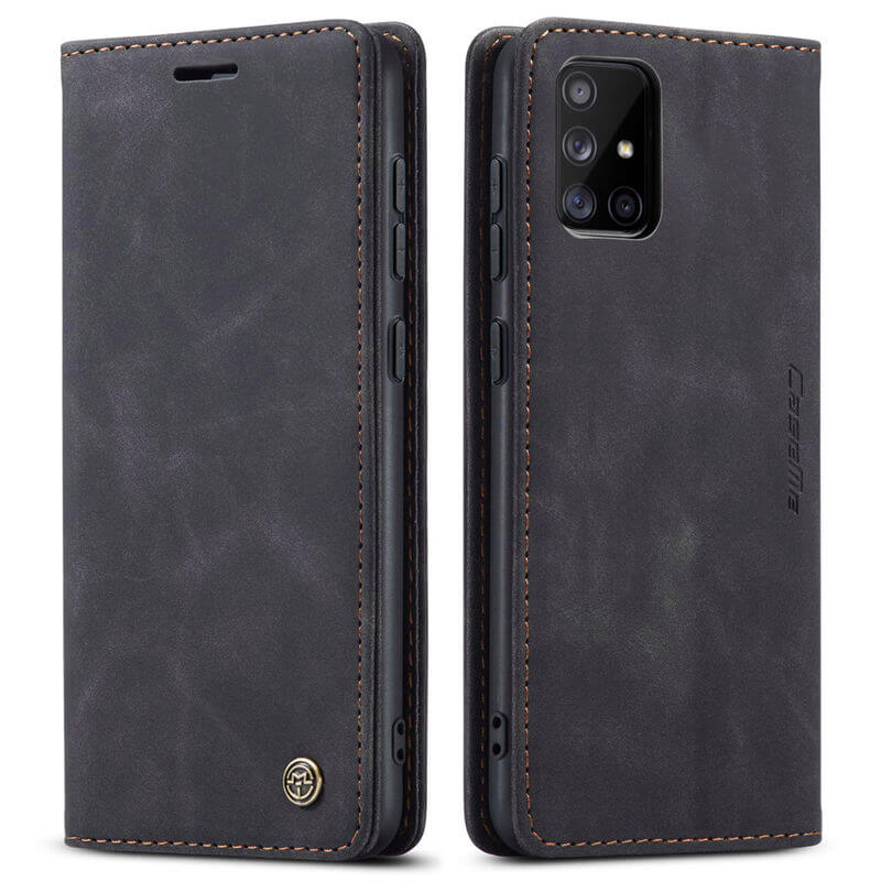 CaseMe Samsung Galaxy A71 4G Wallet Suede Leather Case - Image 11