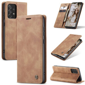 CaseMe Samsung Galaxy A72 Wallet Suede Leather Case