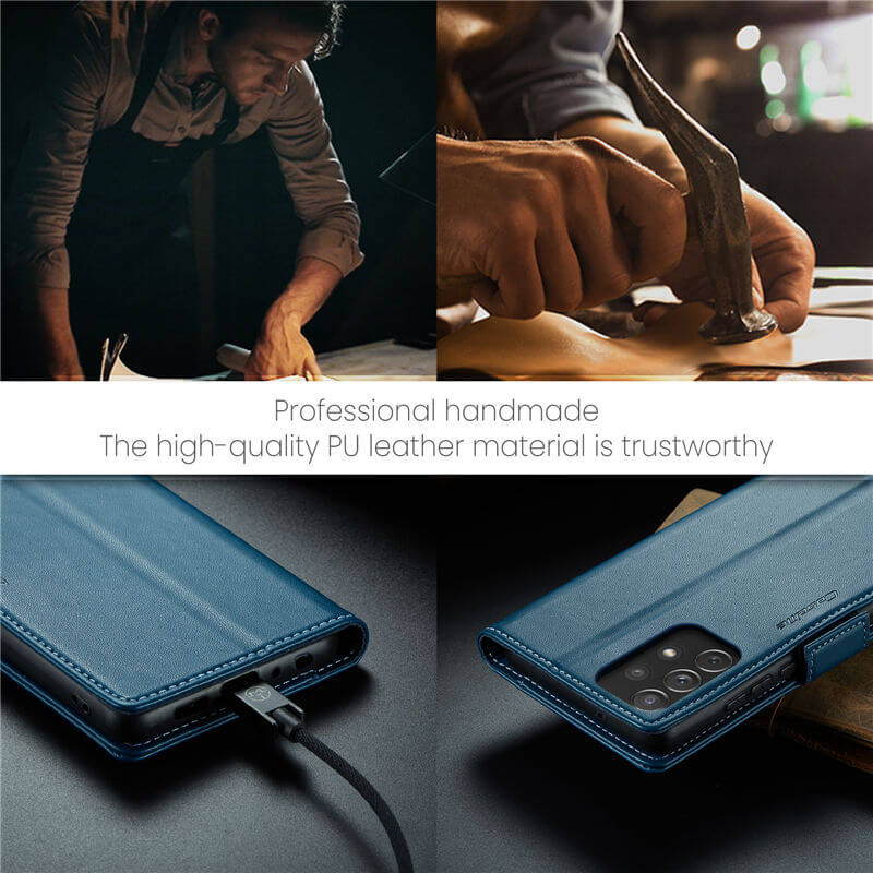 CaseMe Samsung Galaxy A72 Wallet RFID Blocking Magnetic Buckle Case - Image 10