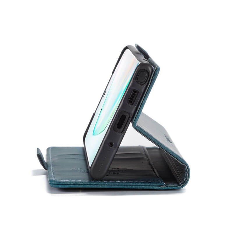 CaseMe Samsung Galaxy Note 10 Wallet Suede Leather Case - Image 8
