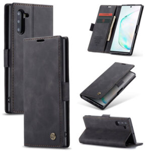 CaseMe Samsung Galaxy Note 10 Wallet Suede Leather Case
