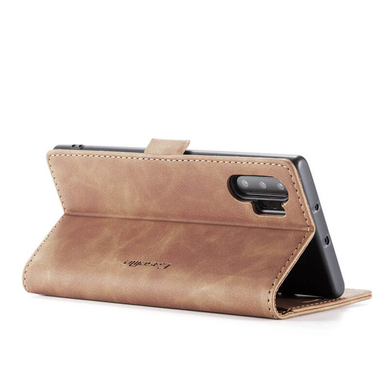 CaseMe Samsung Galaxy Note 10 Plus Wallet Suede Leather Case - Image 7