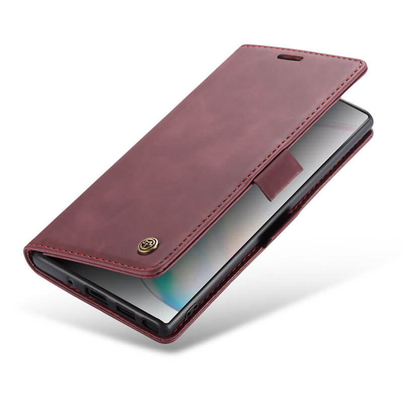 CaseMe Samsung Galaxy Note 10 Plus Wallet Suede Leather Case - Image 9