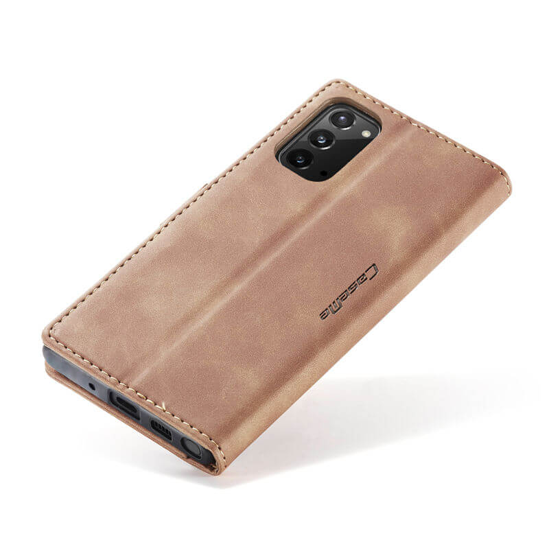 CaseMe Samsung Galaxy Note 20 Wallet Suede Leather Case - Image 11