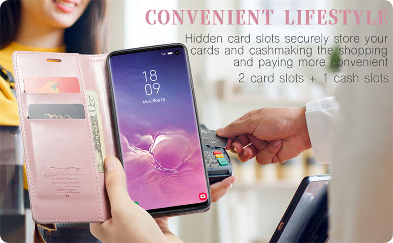 CaseMe Samsung Galaxy S10 Wallet Case