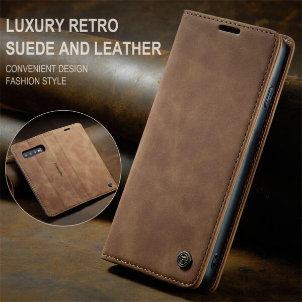 Alternative view of CaseMe Samsung Galaxy S10 5G Wallet Suede Leather Case