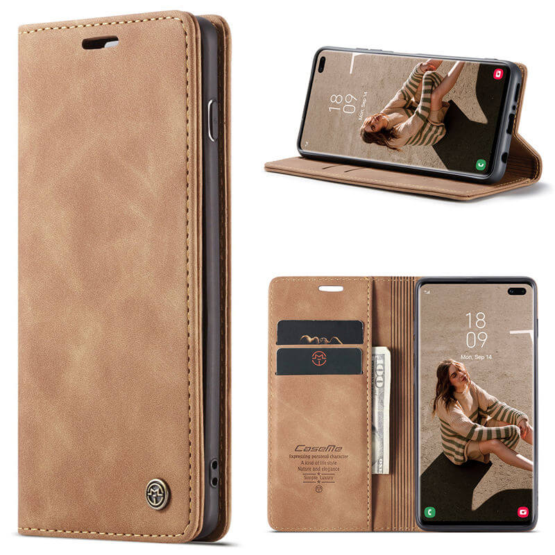 CaseMe Samsung Galaxy S10 5G Wallet Suede Leather Case - Image 12