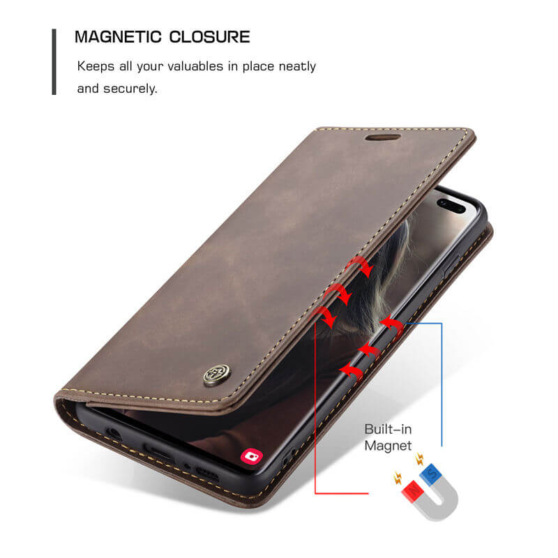 CaseMe Samsung Galaxy S10 Plus Wallet Suede Leather Case - Image 7