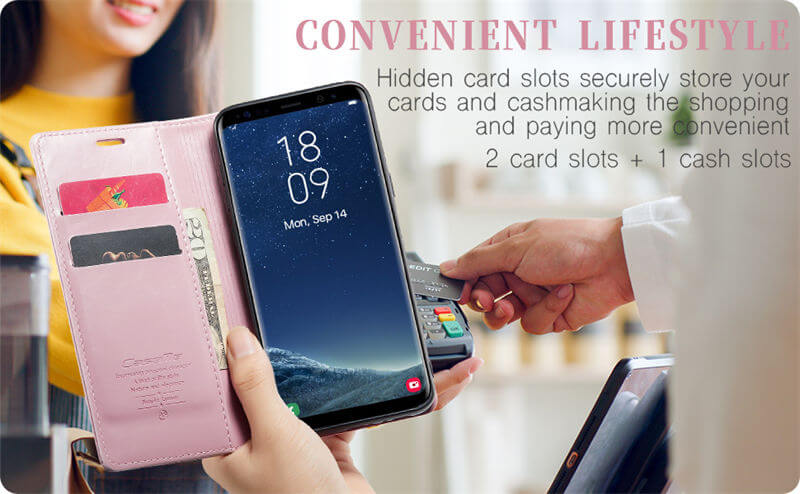 CaseMe Samsung Galaxy S8 Wallet Case