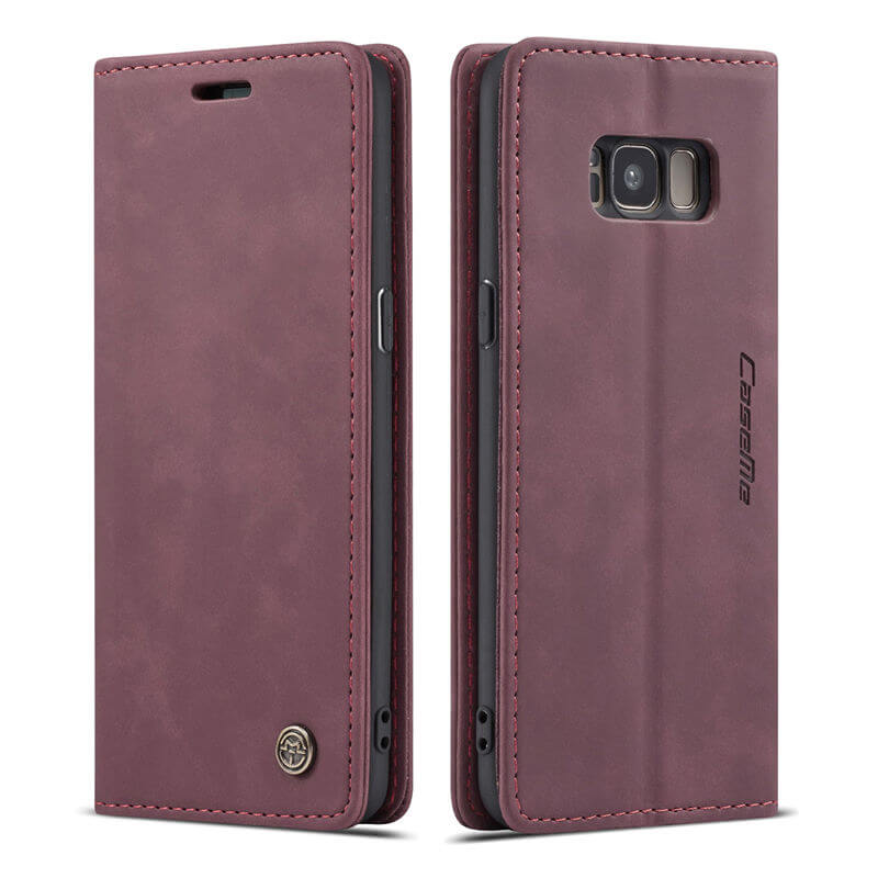 CaseMe Samsung Galaxy S8 Wallet Suede Leather Case - Image 11
