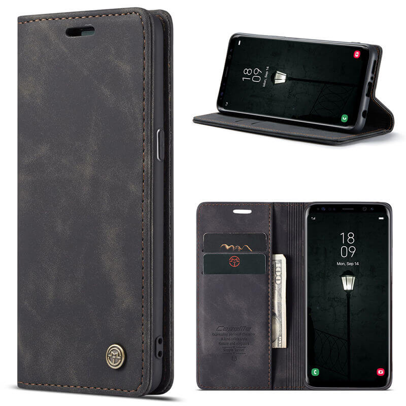 CaseMe Samsung Galaxy S8 Wallet Suede Leather Case - Image 12
