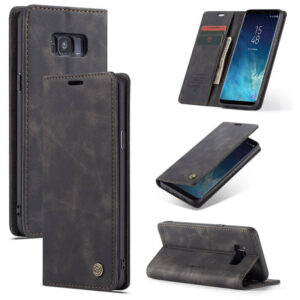 CaseMe Samsung Galaxy S8 Plus Wallet Suede Leather Case