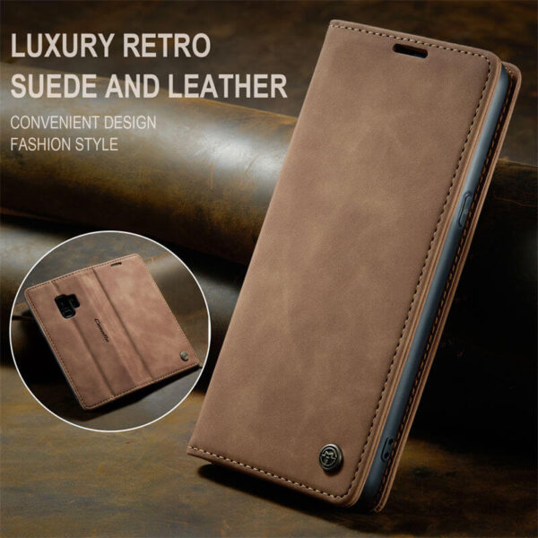 Alternative view of CaseMe Samsung Galaxy S9 Wallet Suede Leather Case