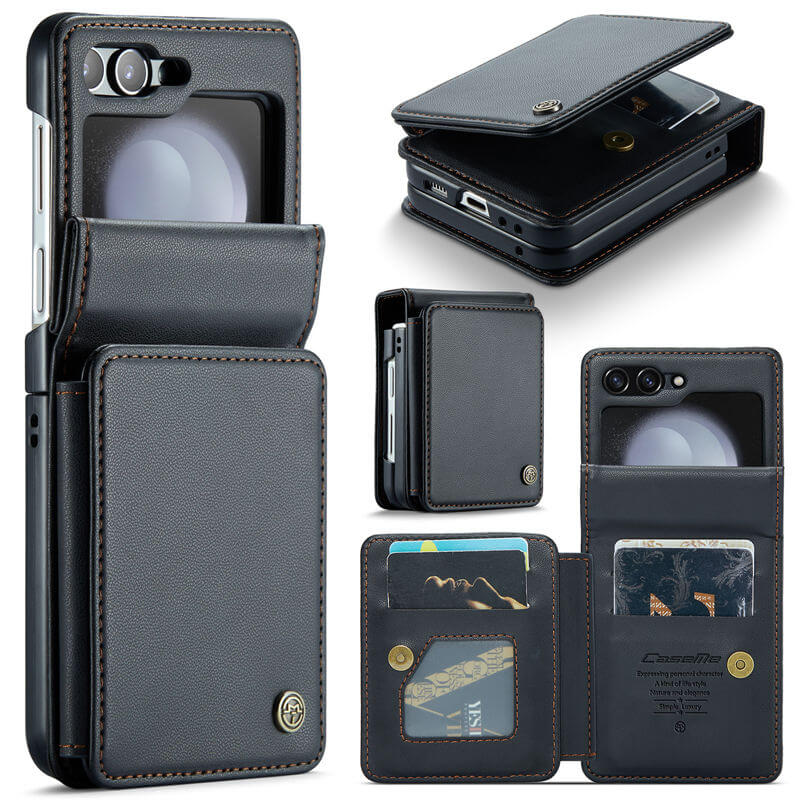 CaseMe Samsung Galaxy Z Flip5 RFID Blocking Card Holder Case - Image 11