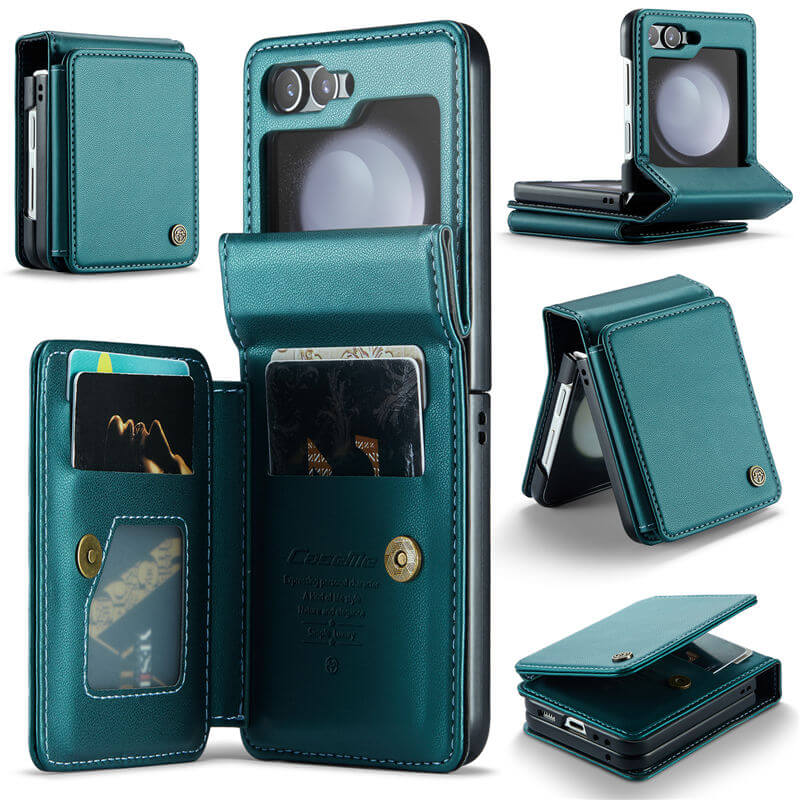 CaseMe Samsung Galaxy Z Flip5 RFID Blocking Card Holder Case