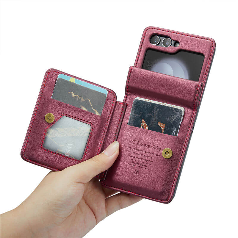 CaseMe Samsung Galaxy Z Flip5 RFID Blocking Card Holder Case - Image 10
