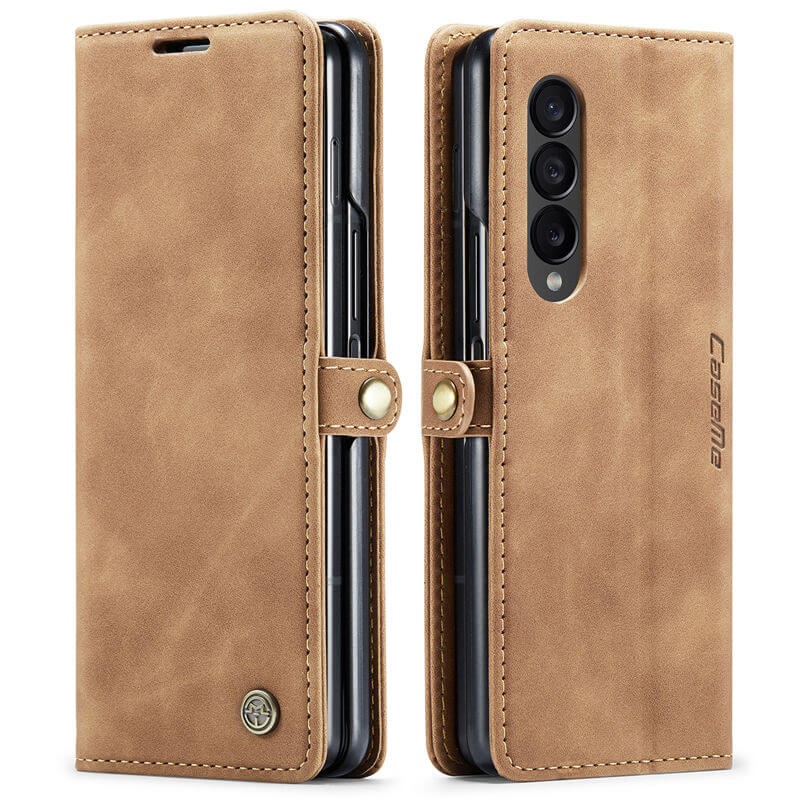 CaseMe Samsung Galaxy Z Fold4 Wallet Suede Leather Case - Image 11