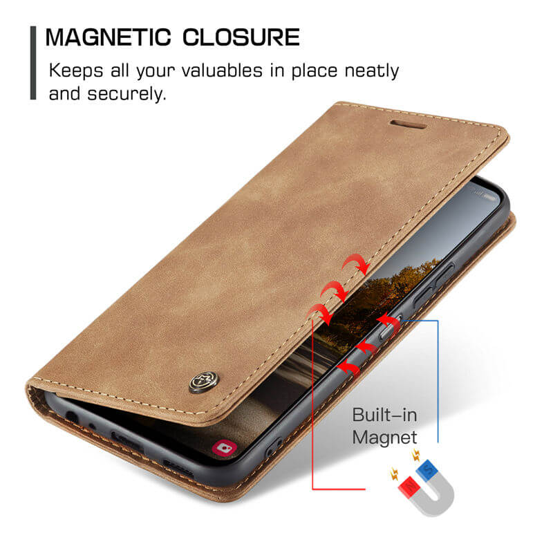 CaseMe Samsung Galaxy A05S Wallet Suede Leather Case - Image 8