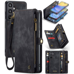 CaseMe Samsung Galaxy A15 Wallet Case with Wrist Strap