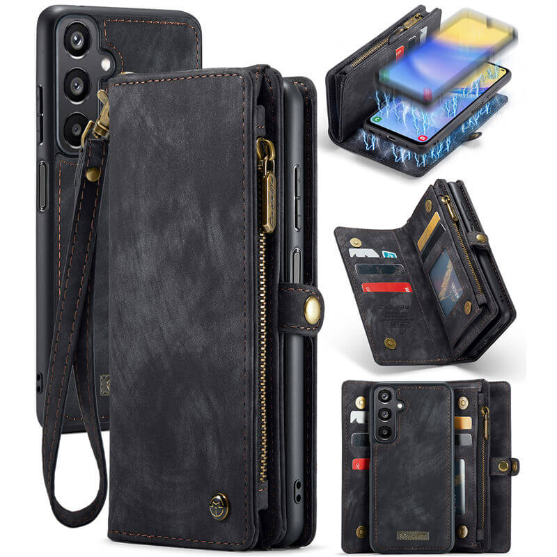 CaseMe Samsung Galaxy A15 Wallet Case with Wrist Strap