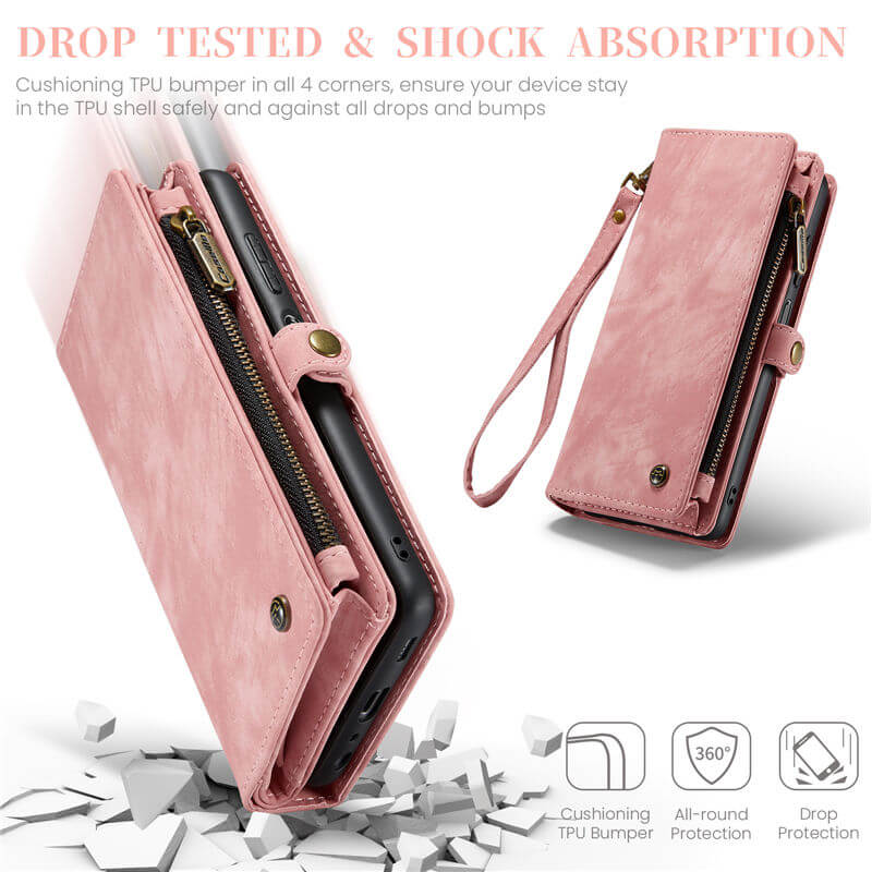 CaseMe Samsung Galaxy A15 Wallet Case with Wrist Strap - Image 10