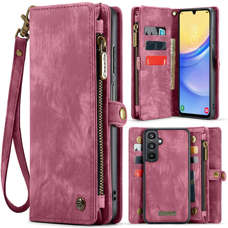 CaseMe Samsung Galaxy A15 Wallet Case with Wrist Strap - Image 11
