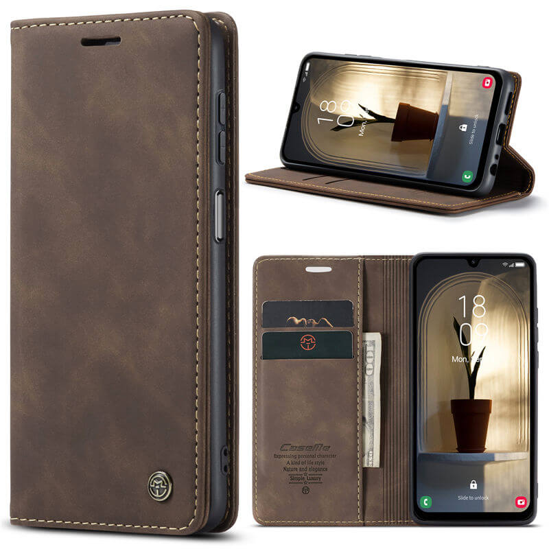 CaseMe Samsung Galaxy A25 Wallet Suede Leather Case - Image 13