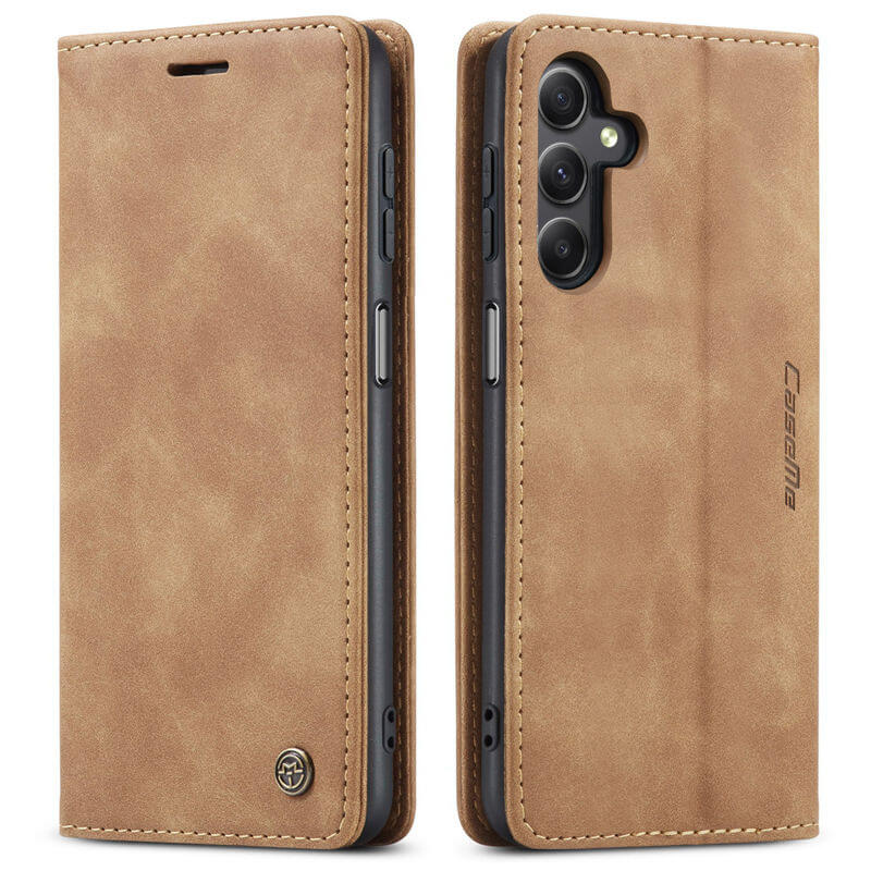 CaseMe Samsung Galaxy A25 Wallet Suede Leather Case - Image 12