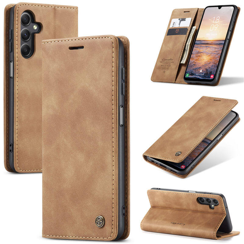 CaseMe Samsung Galaxy A25 Wallet Suede Leather Case