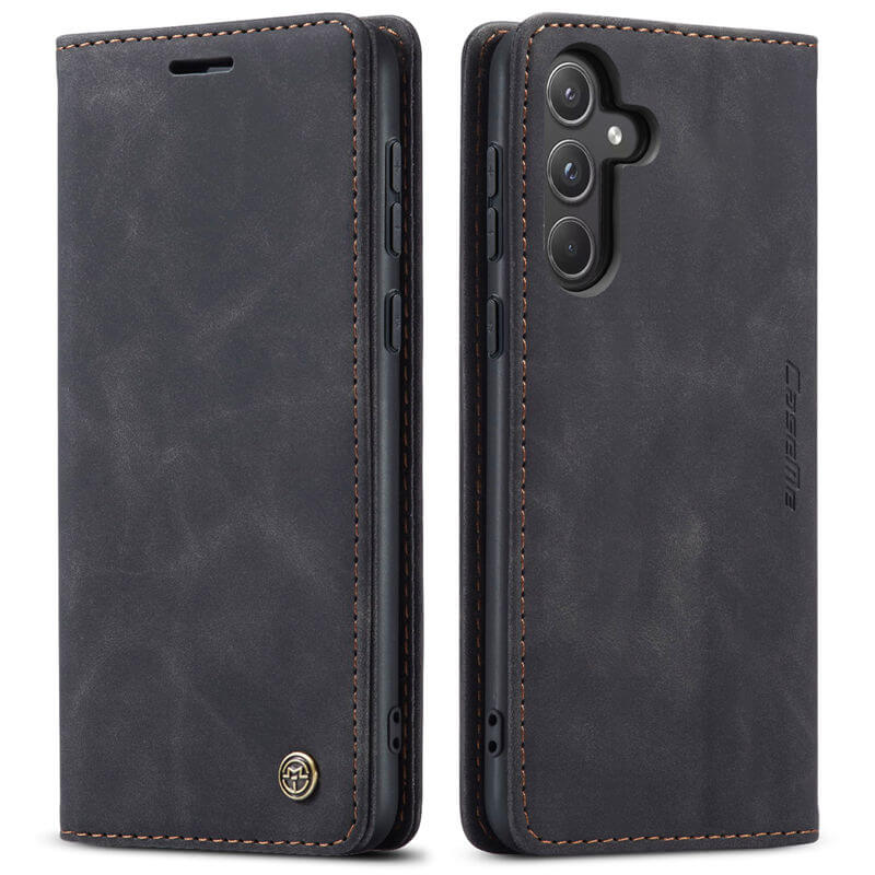 CaseMe Samsung Galaxy A55 Wallet Suede Leather Case - Image 12