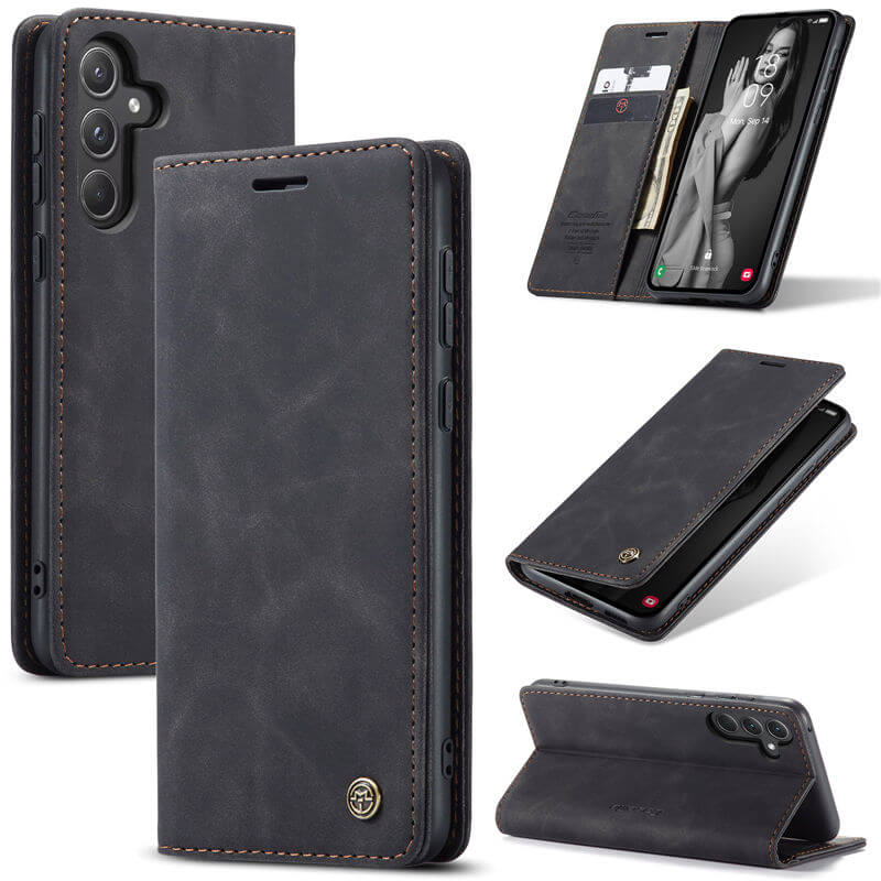 CaseMe Samsung Galaxy A55 Wallet Suede Leather Case