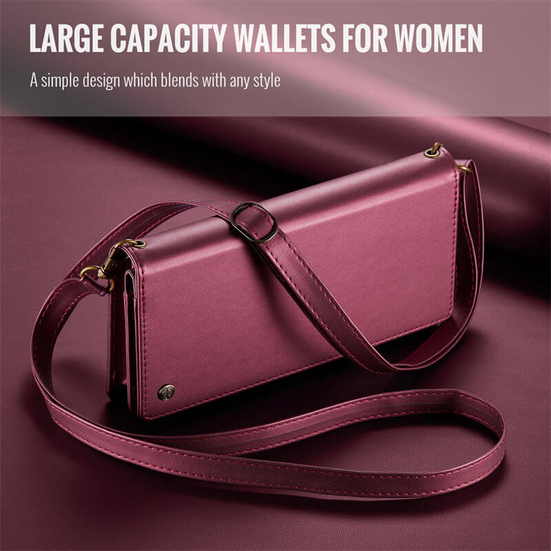 CaseMe 4.0-6.7 inch Universal Wallet Crossbody Bag Phone Case with Lanyard - Image 5