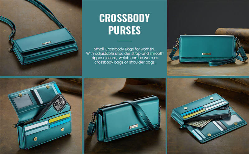 CaseMe RFID Blocking Universal Wallet Crossbody Bag