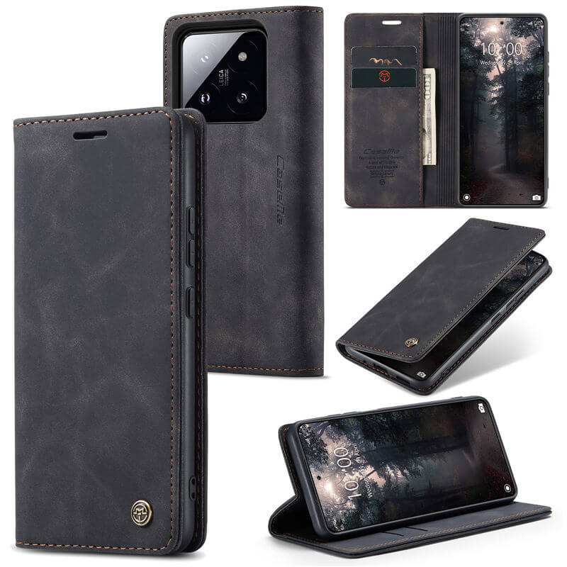 CaseMe Xiaomi 14 Wallet Suede Leather Case